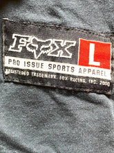 Load image into Gallery viewer, FOX Racing Shirt Adult Large Black Perforated Sports Skater Motocross Y2K Mens