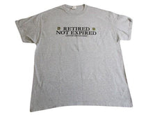 Load image into Gallery viewer, Military Shirt Adult Extra Large Army Gray Retired Not Expired USA Star Logo Men