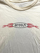 Load image into Gallery viewer, Barney Cools Shirt Adult Large White Dingy Flame Logo Streetwear Skater Mens