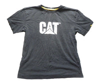 Load image into Gallery viewer, CATerpillar Shirt Adult Medium CAT Spellout Logo Trademark Short Sleeve Mens