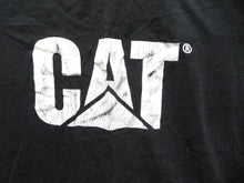 Load image into Gallery viewer, CATerpillar Shirt Adult Medium CAT Spellout Logo Trademark Short Sleeve Mens