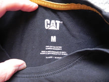 Load image into Gallery viewer, CATerpillar Shirt Adult Medium CAT Spellout Logo Trademark Short Sleeve Mens