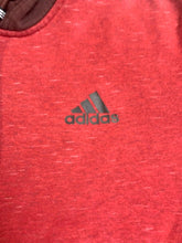 Load image into Gallery viewer, Adidas Sweatshirt Adult Medium Red Maroon Three Stripe Logo Hoodie Pullover Mens