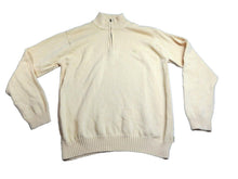 Load image into Gallery viewer, IZOD Sweater Adult Extra Large Tall Yellow 1/4 Zip Outerwear Pullover Mens