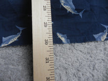 Load image into Gallery viewer, Campia Moda Shirt Adult Large Navy Blue AOP Long Nose Marlin Fish Hawaiian Mens
