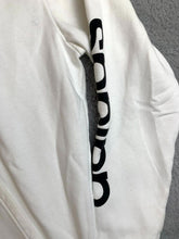 Load image into Gallery viewer, Adidas Sweatshirt Adult Medium White Kangaroo Pocket Hoodie Fleece Pullover Men