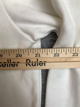 Load image into Gallery viewer, Adidas Sweatshirt Adult Medium White Kangaroo Pocket Hoodie Fleece Pullover Men