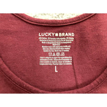 Load image into Gallery viewer, Lucky Brand Shirt Womens Large Tank Sleeveless Round Neck Spandex Stretch Ladies