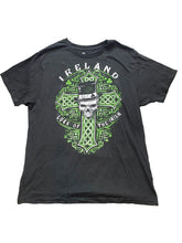 Load image into Gallery viewer, Ireland Shirt Adult Extra Large Skull Luck of Irish Cross Grunge Streetwear Men