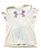 Load image into Gallery viewer, Under Armour Shirt Womens Large White Charged Heat Gear Athletic Loose Ladies