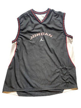 Load image into Gallery viewer, Michael Jordan Jersey Adult 2XL Black Gray Jumpman NBA Basketball Reversible Men