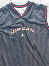 Load image into Gallery viewer, Michael Jordan Jersey Adult 2XL Black Gray Jumpman NBA Basketball Reversible Men