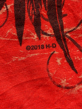 Load image into Gallery viewer, Harley Davidson Shirt Womens Large Red Angel Wings Motorcycle Biker Smithfield