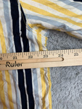 Load image into Gallery viewer, Tommy Hilfiger Shirt Adult Extra Large Yellow Black Striped Casual Golf Polo Men