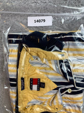 Load image into Gallery viewer, Tommy Hilfiger Shirt Adult Extra Large Yellow Black Striped Casual Golf Polo Men