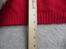 Load image into Gallery viewer, VTG Chaps Sweater Adult Large Red Knitwear Crest Logo Outerwear Pullover Mens