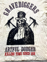 Load image into Gallery viewer, Artful Dodger Shirt Adult Extra Large White Grave Digger Killing Time Grunge Men