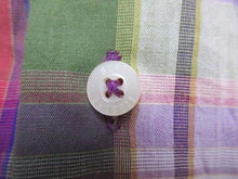 Load image into Gallery viewer, Alan Flusser Shirt Adult Medium Button Up Casual Long Sleeve Plaid Cotton Mens