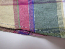 Load image into Gallery viewer, Alan Flusser Shirt Adult Medium Button Up Casual Long Sleeve Plaid Cotton Mens