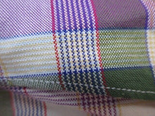 Load image into Gallery viewer, Alan Flusser Shirt Adult Medium Button Up Long Sleeve Plaid Cotton Casual Mens