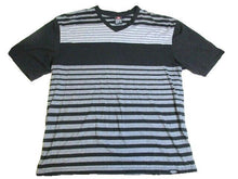 Load image into Gallery viewer, Southpole Shirt Adult 5XL Black Striped V-Neck MCMXCI Streetwear Hip Hop Mens