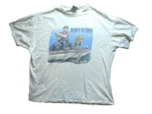 Load image into Gallery viewer, VTG Fishing Shirt Adult 2XL XXL Peggy Murray Born To Fish Single Stitch 90s Mens