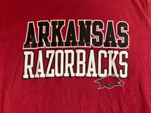Load image into Gallery viewer, Arkansas Razorbacks Shirt Adult Large Red Champion Authentic Sportswear NCAA Men