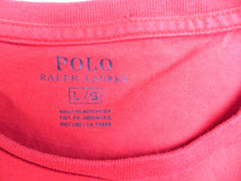 Load image into Gallery viewer, POLO Ralph Lauren Shirt Adult Large Red Pocket Blue Pony Golf Preppy Mens