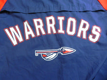 Load image into Gallery viewer, Warriors Jacket Adult Extra Large Blue Full Zip BSN Sports Windbreaker LSA Mens