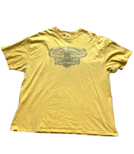 Load image into Gallery viewer, Harley Davidson Shirt Adult 2XL XXL Yellow Motorcycles American Eagle Biker Men