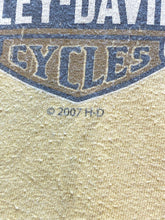 Load image into Gallery viewer, Harley Davidson Shirt Adult 2XL XXL Yellow Motorcycles American Eagle Biker Men