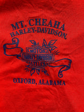 Load image into Gallery viewer, Harley Davidson Shirt Womens Extra Large Red Motorcycles Henley Biker Mt. Cheaha