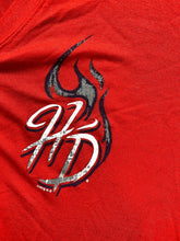 Load image into Gallery viewer, Harley Davidson Shirt Womens Extra Large Red Motorcycles Henley Biker Mt. Cheaha