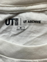 Load image into Gallery viewer, Uniqlo UT x One Piece Shirt Adult Medium White King Of Pirates Monkey Luffy Mens