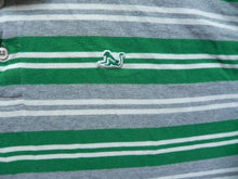Load image into Gallery viewer, Drunk Monkey Shirt Adult 2XL XXL Striped Viscose Casual Collared Golf Polo Mens