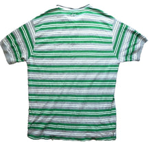 Load image into Gallery viewer, Drunk Monkey Shirt Adult 2XL XXL Striped Viscose Casual Collared Golf Polo Mens