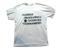Load image into Gallery viewer, VTG Florida Paddleball Shirt Adult Small Double Tournament Single Stitch 80s Men