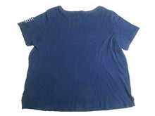 Load image into Gallery viewer, Lauren Ralph Lauren Shirt Womens 2XL Navy Blue Pocket Accent Casual Plus Ladies