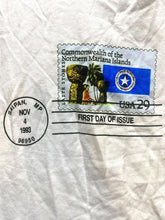 Load image into Gallery viewer, VTG Northern Mariana Island Shirt Adult Large Postal Stamp Single Stitch 90s Men