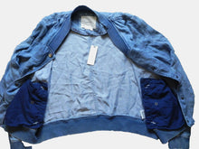 Load image into Gallery viewer, Anthropologie Jacket Womens Large Blue Denim Jean Oversized Motorcycle NWT