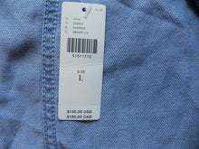 Load image into Gallery viewer, Anthropologie Jacket Womens Large Blue Denim Jean Oversized Motorcycle NWT