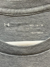 Load image into Gallery viewer, Under Armour Shirt Adult Medium Gray USA Freedom Flag Streetwear Pullover Mens