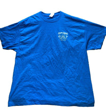 Load image into Gallery viewer, Cap'n Rons Shirt Adult 2XL Blue Pirate Skull Oasis in the View Norfolk VA Mens