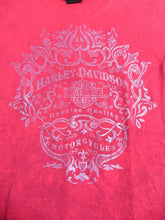 Load image into Gallery viewer, Harley Davidson Shirt Youth Large Red Motorcycles Biker New Braunfels TX Girls