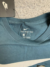 Load image into Gallery viewer, Nike Shirt Adult Large Cobalt Blue Just Do It Swoosh Activewear Spellout Men NWT