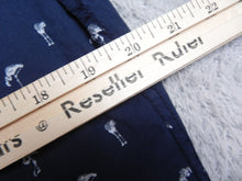 Load image into Gallery viewer, MBX Shirt Adult Large Navy Blue Denim Wear Jelly Fish AOP Slim Fit Button Up Men