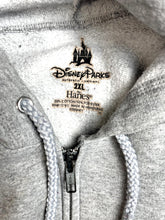 Load image into Gallery viewer, Disney Parks Sweatshirt Adult 2XL Gray 2018 Magic Mickey Goofy Donald Hoodie Men