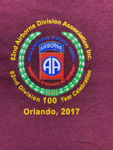 Load image into Gallery viewer, Airborne Shirt Adult Medium Maroon Americas Guard Of Honor Orlando Army Mens