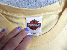 Load image into Gallery viewer, Harley Davidson Shirt Adult Small Yellow Motorcycles Biker Motown Detroit Mens