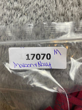 Load image into Gallery viewer, Greg Norman Shirt Adult Large Maroon Navy Shark AOP Performance Golf Polo Mens